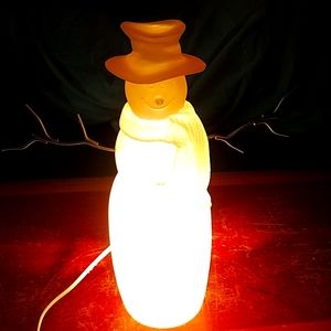 Iighted snowman